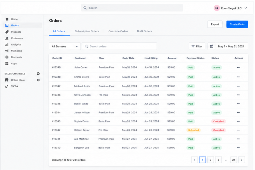 Recurring Billing Engine